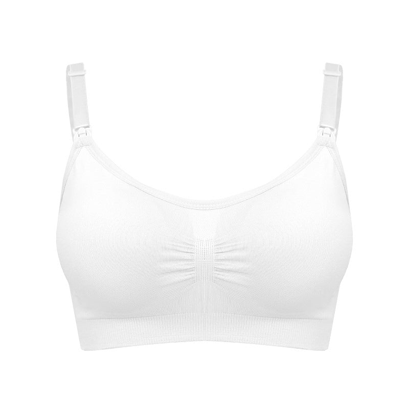 Summer Breastfeeding Bra No Steel Ring Breastfeeding Underwear Foreign Trade Large Size Pregnant Women's Underwear Close-fitting Comfortable Pregnant Women's Bra