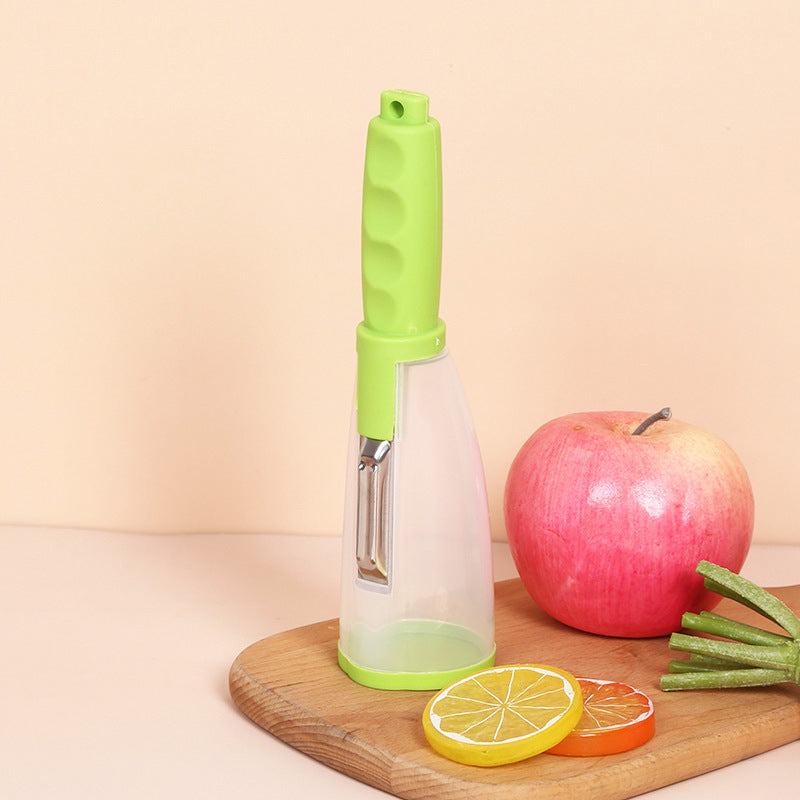 Peeling knife scraping knife household kitchen multi-function apple potato fruit peeler melon planer peeling double-headed artifact