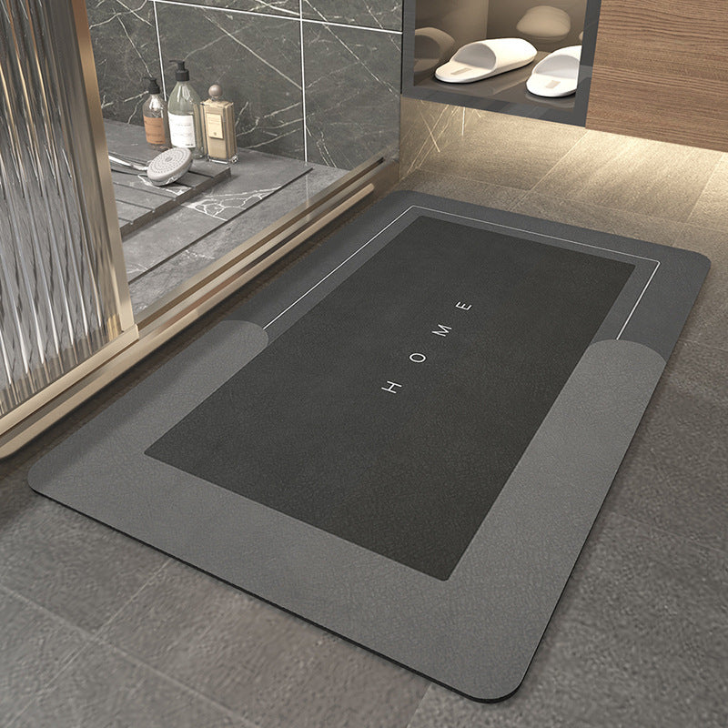 Diatom mud bathroom absorbent floor mat toilet door mat diatomite slippery floor mat toilet bathroom carpet household