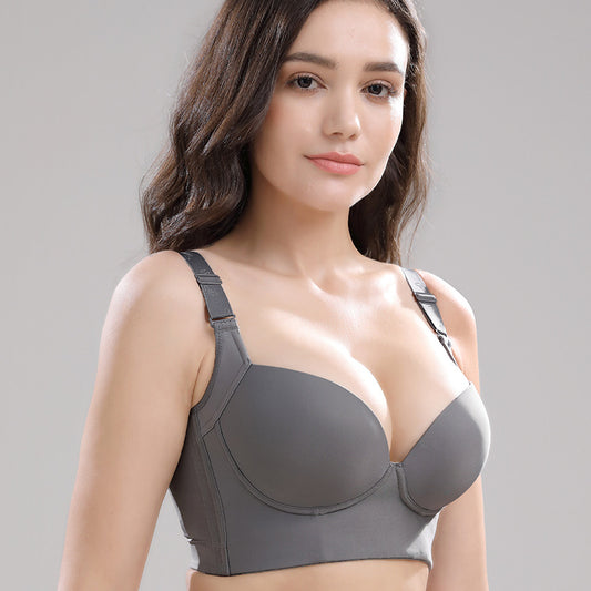 Cross-border new products plus size bra thin section beautiful back plus size underwear