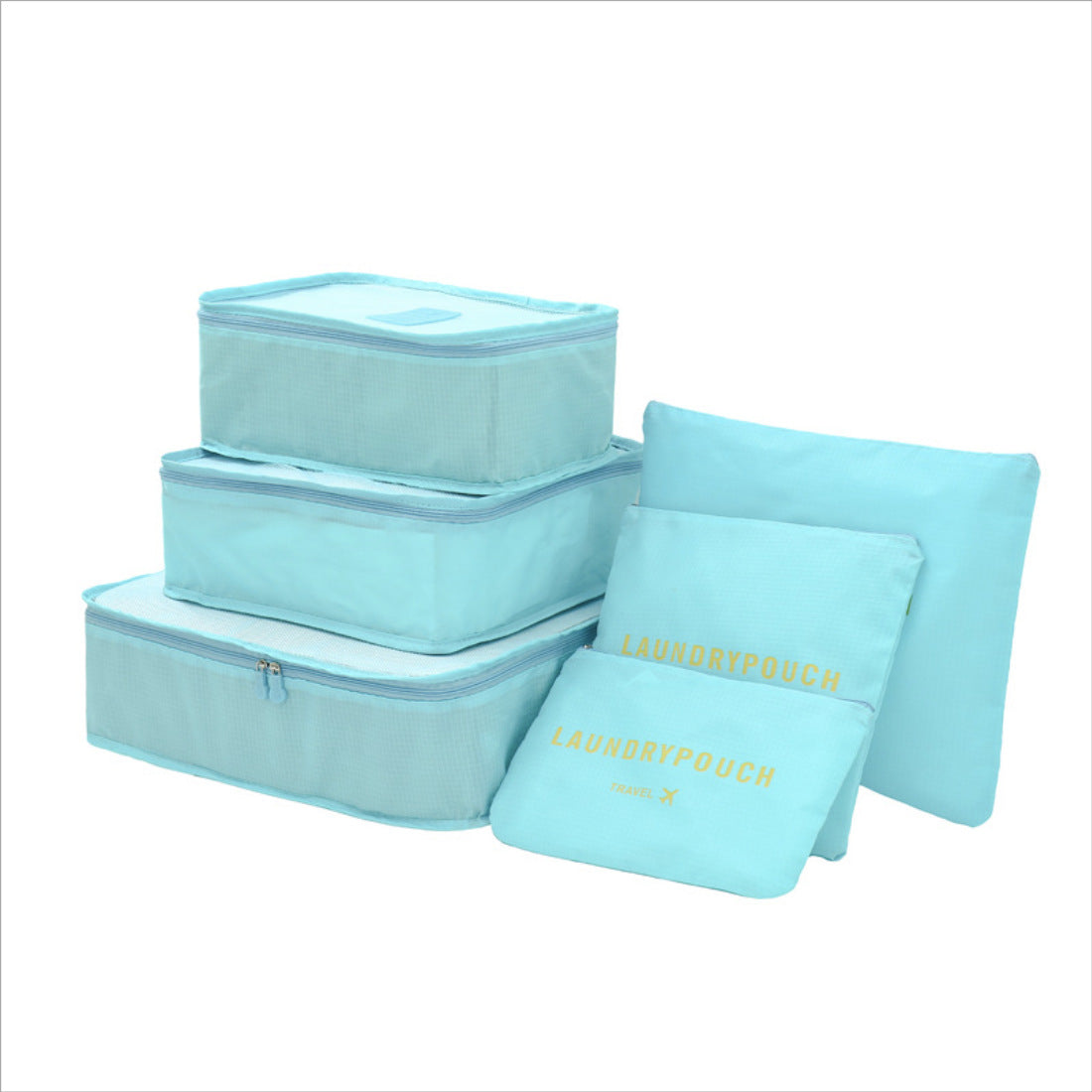 Six piece travel storage bag