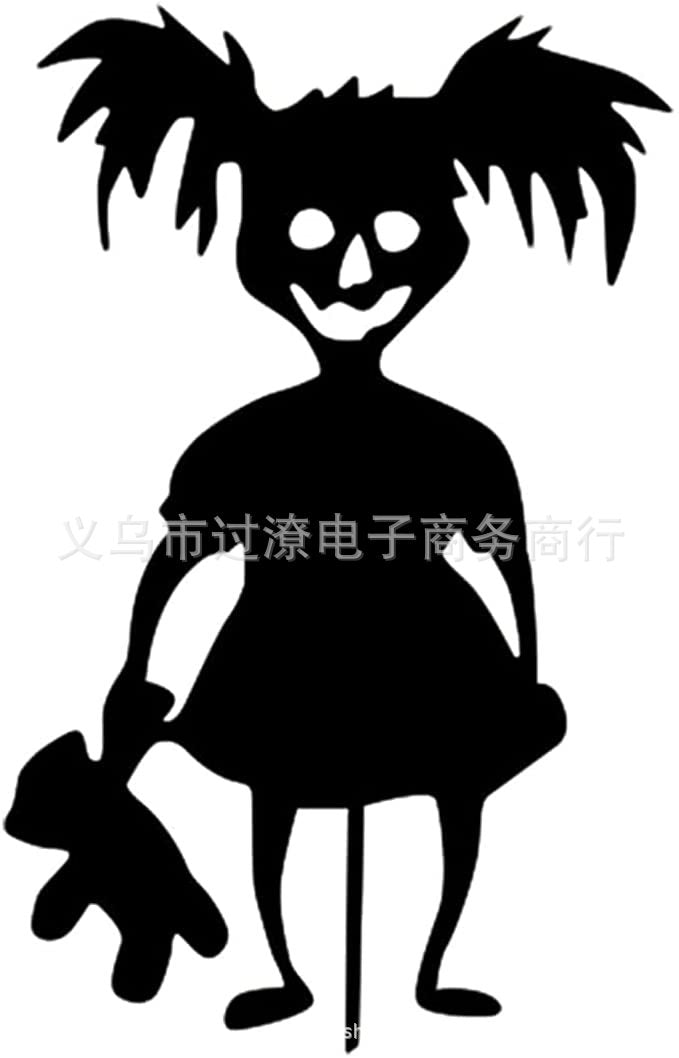 Little devil decoration garden Little devil decoration garden pile silhouette Halloween decorations