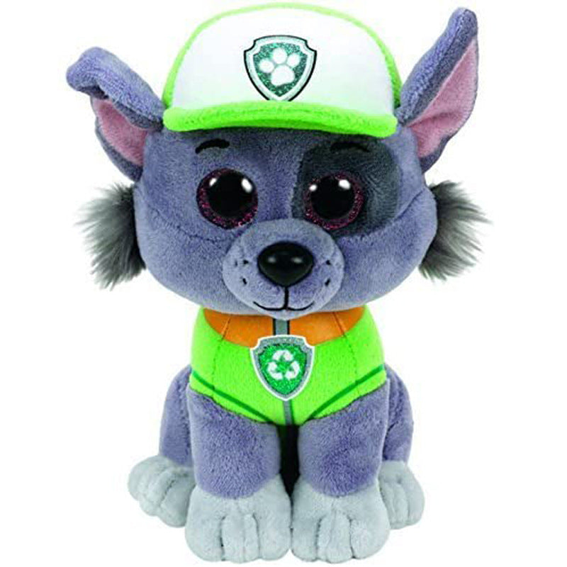 Wangwang team plush toy doll Tiantian Luma Xiaoke Zhuzhu Archie gray gray big eyes