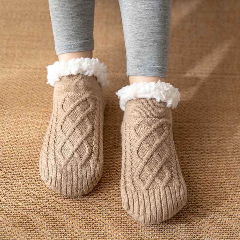 Floor socks adult women's home confinement socks snow socks sleep carpet socks leg sets slippers socks men's non-slip