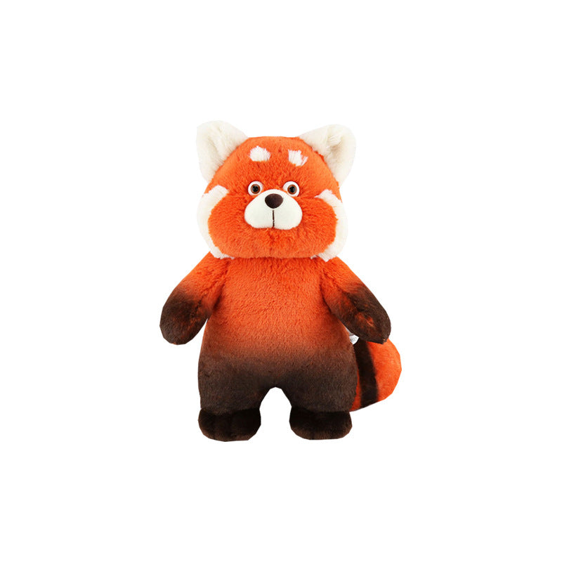 New spot youth deformation remember little raccoon around turning red bear expression bear plush toy