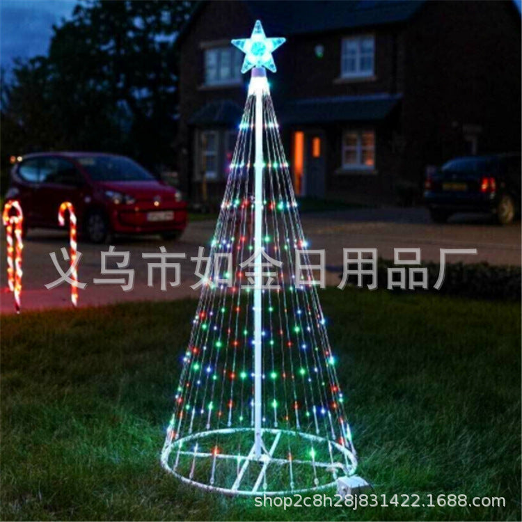 CHRISTMAS MULTICOLOR OUTDOOR TREE Christmas Multicolor LED Outdoor Christmas Tree Lights