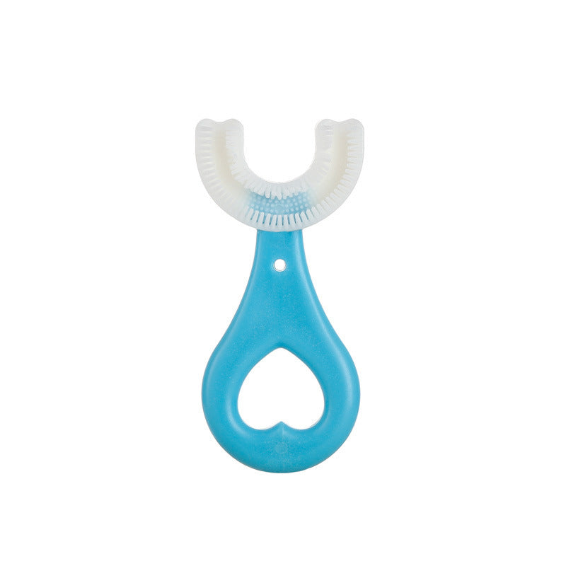 Children's toothbrush U-shaped manual U-shaped automatic sonic baby 2-6-12 years old children brushing teeth, cleaning teeth, teeth protection artifact