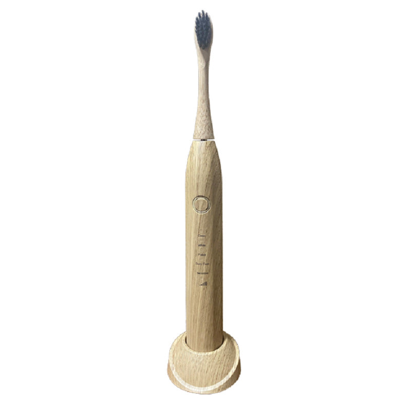 Bamboo toothbrush head electric smart sonic electric toothbrush ps05 smart 5-speed mode electric bamboo toothbrush