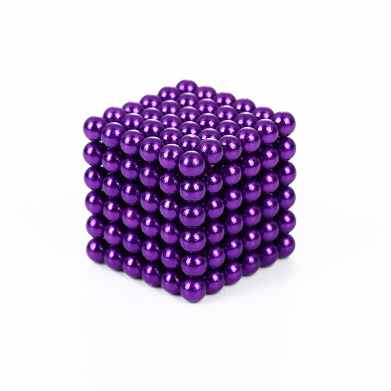 5mm216pcs Color Magnetic Ball Bucky Ball Magnetic Ball Magnetic Rubik's Cube Jigsaw Toy