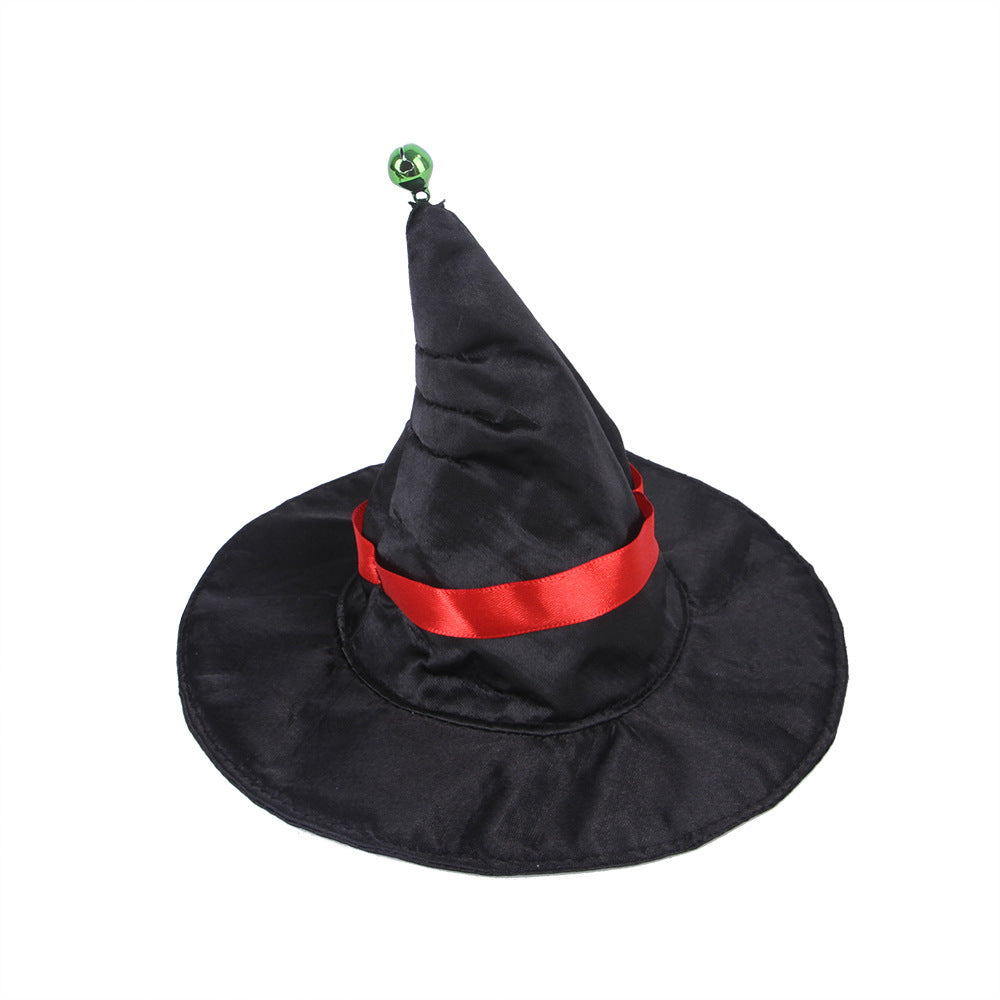 A variety of halloween wizard cloak suit pet dog cat hat ornament