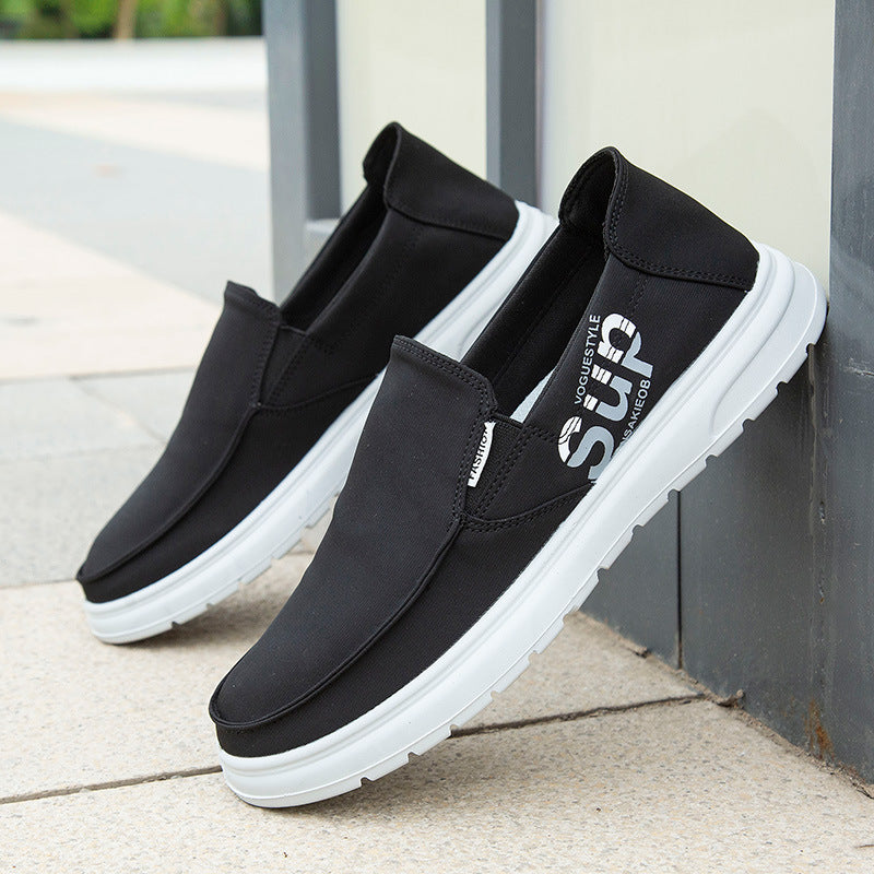 Men's Slip-On lightweight Soft Sole casual Canvas Shoes