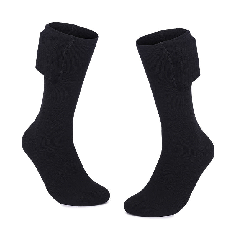 Electric heating socks long tube warm and cold protection heating socks rechargeable heating socks warm foot socks