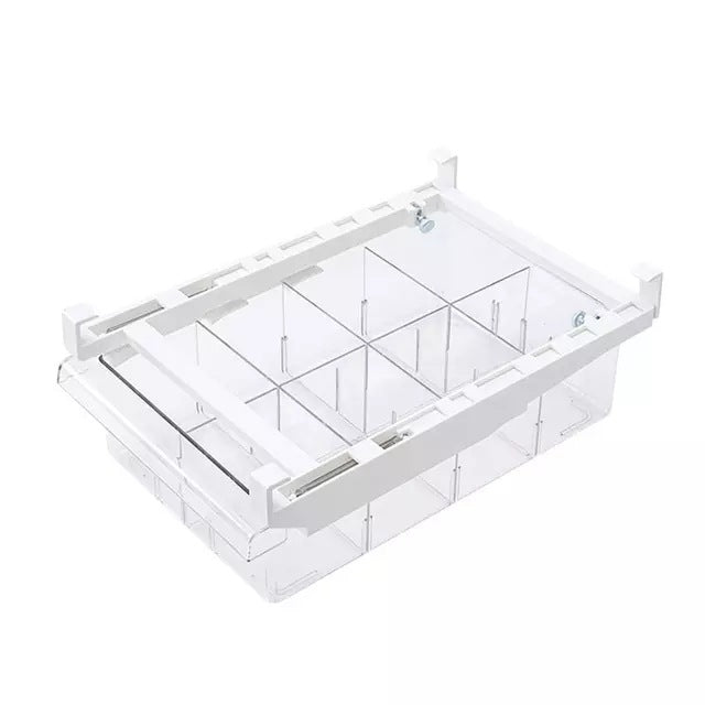 Refrigerator Drawer Organizer Bin Transparent Fridge Storage