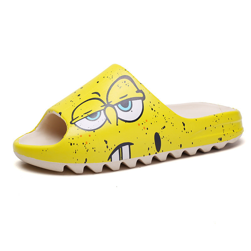 European and American grandpa coconut fish shoes Sesame Street indoor flip-flop beach eva male slippers