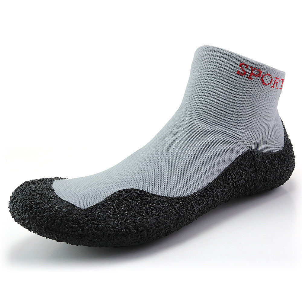 New socks shoes couples flying woven socks shoes yoga fitness sports shoes outdoor creek shoes