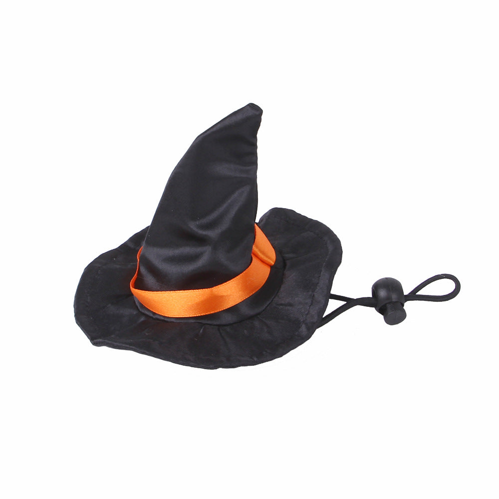 A variety of halloween wizard cloak suit pet dog cat hat ornament