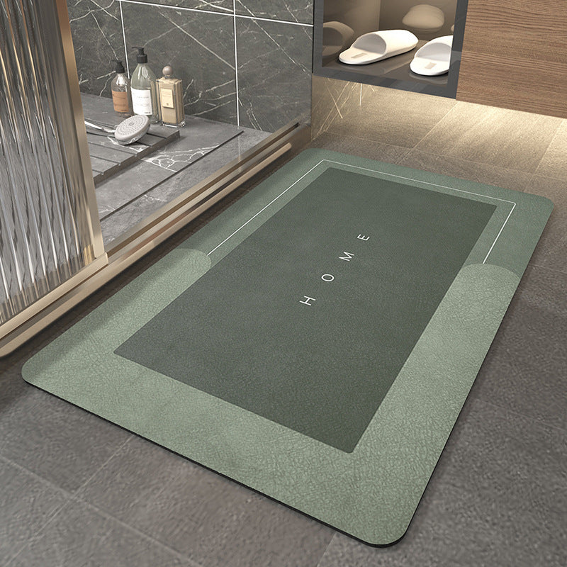 Diatom mud bathroom absorbent floor mat toilet door mat diatomite slippery floor mat toilet bathroom carpet household