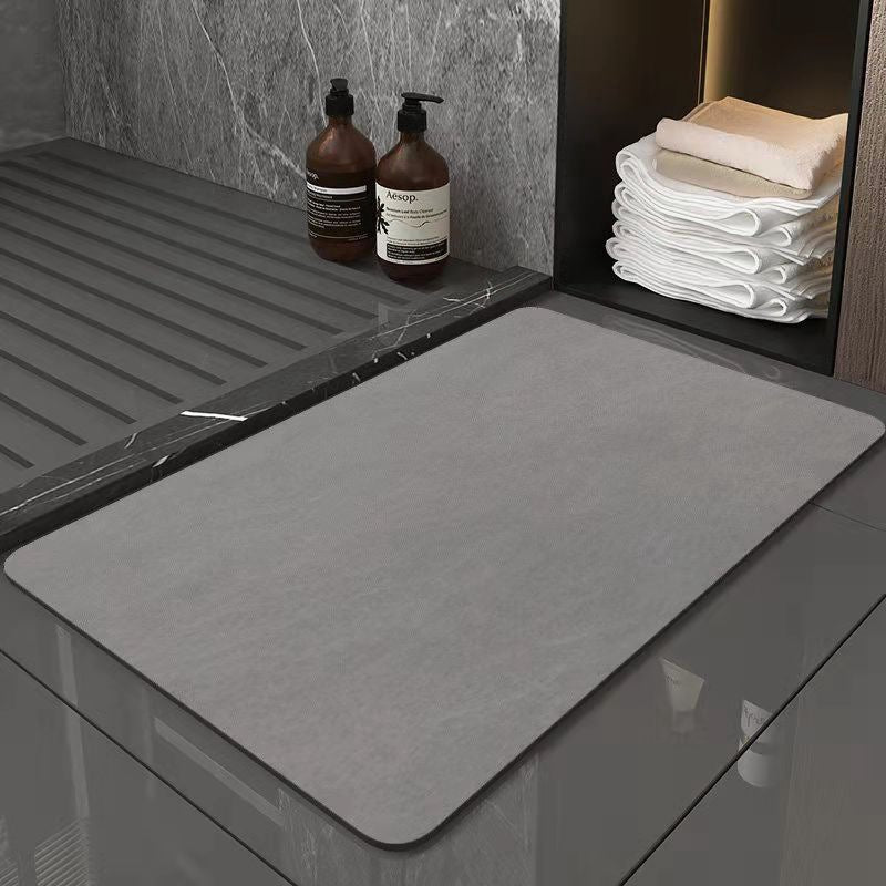 Modern minimalist floor mat soft technology cloth bathroom absorbent and easy-drying floor mat bathroom anti-slip mat bathtub anti-slip mat