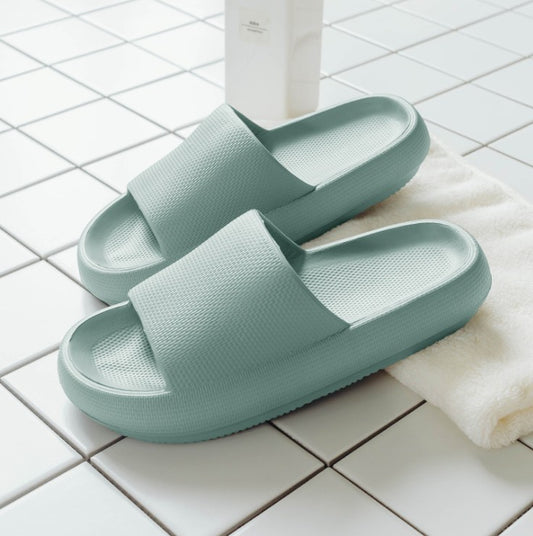 Thick bottom bathroom men and women household slippers indoor