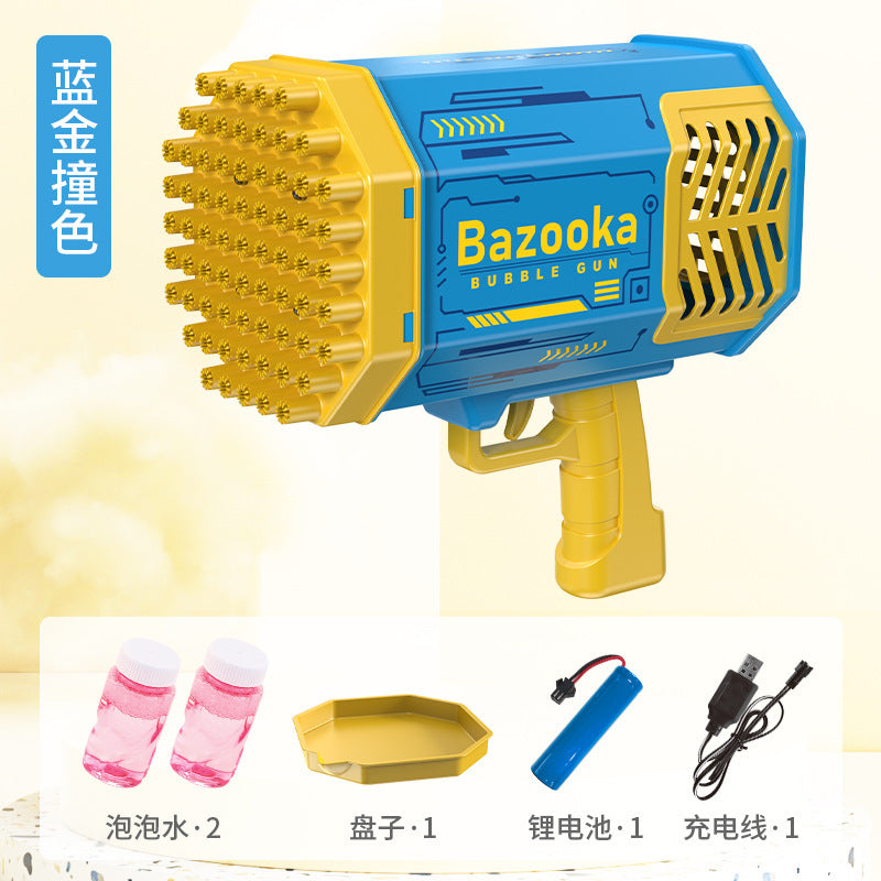 69-hole space bubble machine toy children's hand-held bazooka Gatling gun