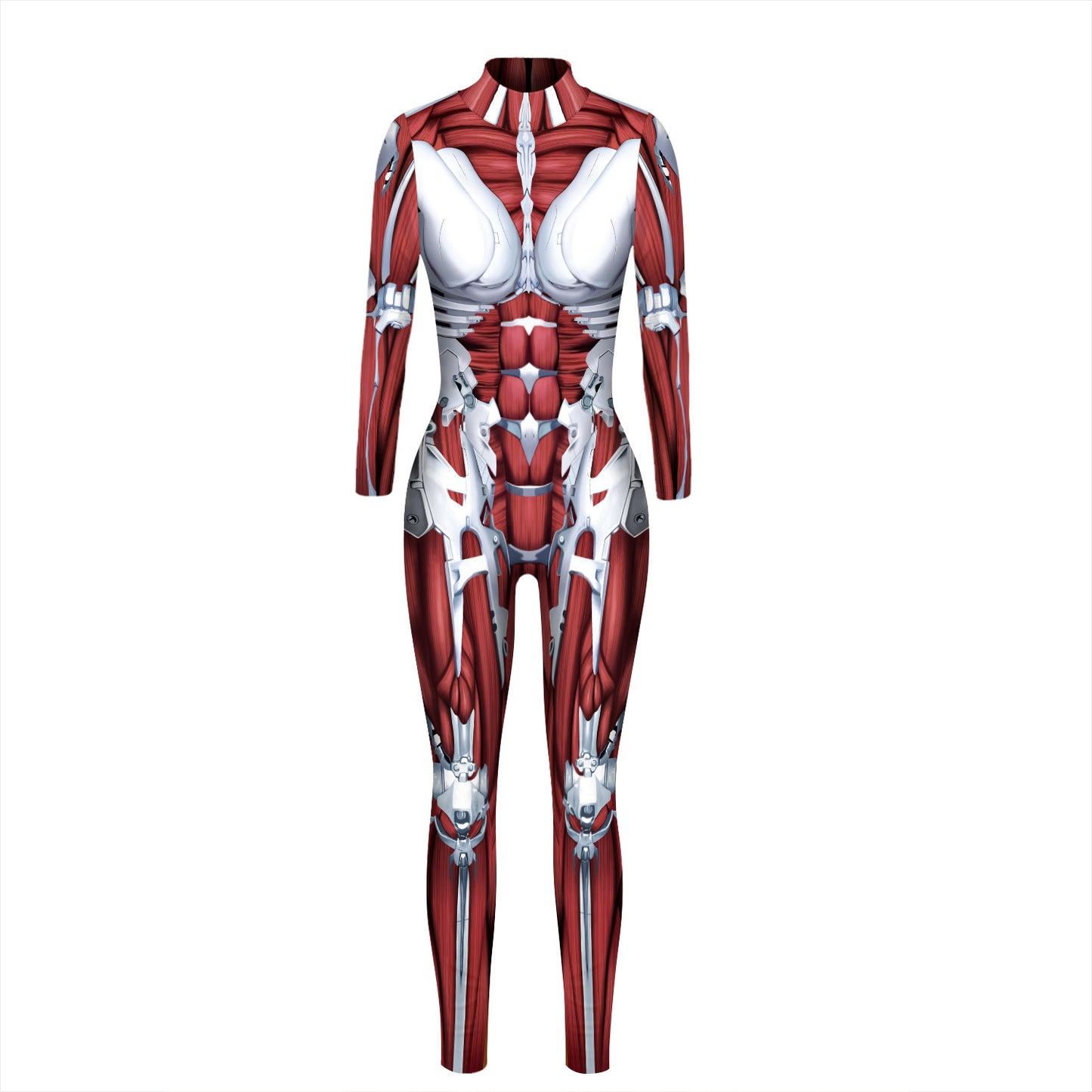 Halloween jumpsuit armor digital printing women's cosplay costume cosplay jumpsuit