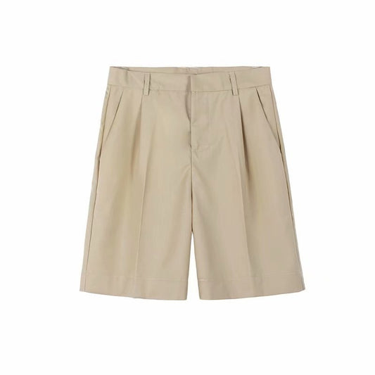 Sports five-point solid color shorts male loose pants trend beach casual pants