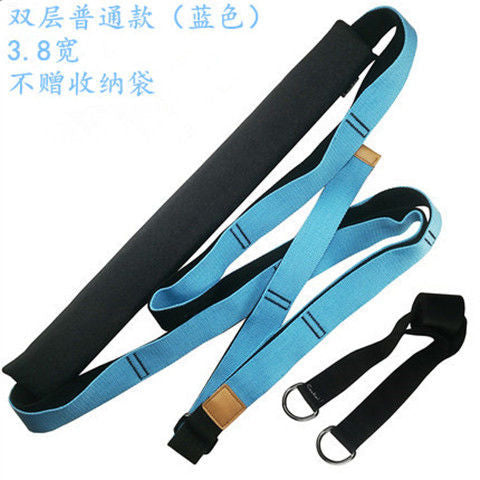 Aerial yoga rope pull stretch belt home lower waist training artifact one word horse open hip elastic stretch belt