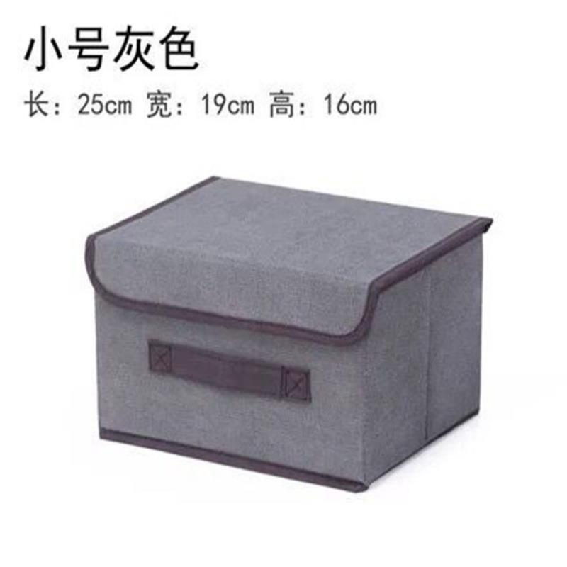 Large storage box for clothes Oxford cloth spinning cotton quilt bag Fabric storage box Covered folding closet storage box