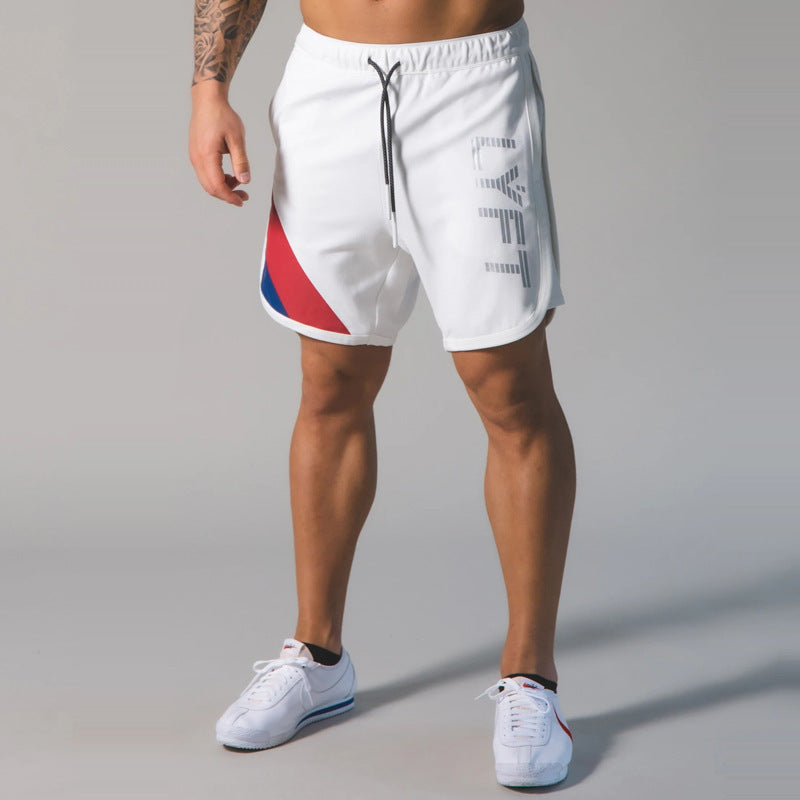 Sports pants men's LYFT shorts muscle fitness brothers tide summer running training breathable stretch casual ins pants