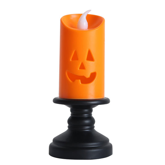 Halloween candle light LED colorful candlestick table top decoration venue decoration props Halloween decoration pumpkin lantern