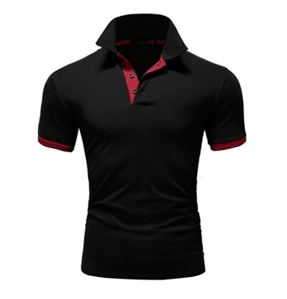 European and American men's short-sleeved top popular fashion polo shirt