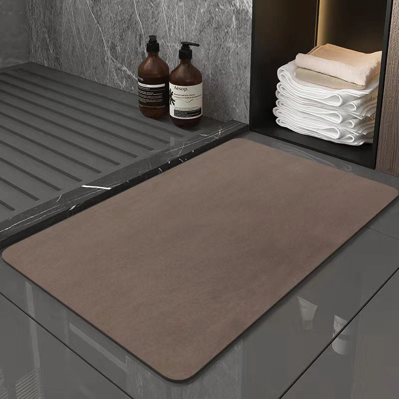 Modern minimalist floor mat soft technology cloth bathroom absorbent and easy-drying floor mat bathroom anti-slip mat bathtub anti-slip mat