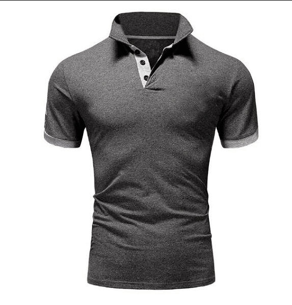 European and American men's short-sleeved top popular fashion polo shirt