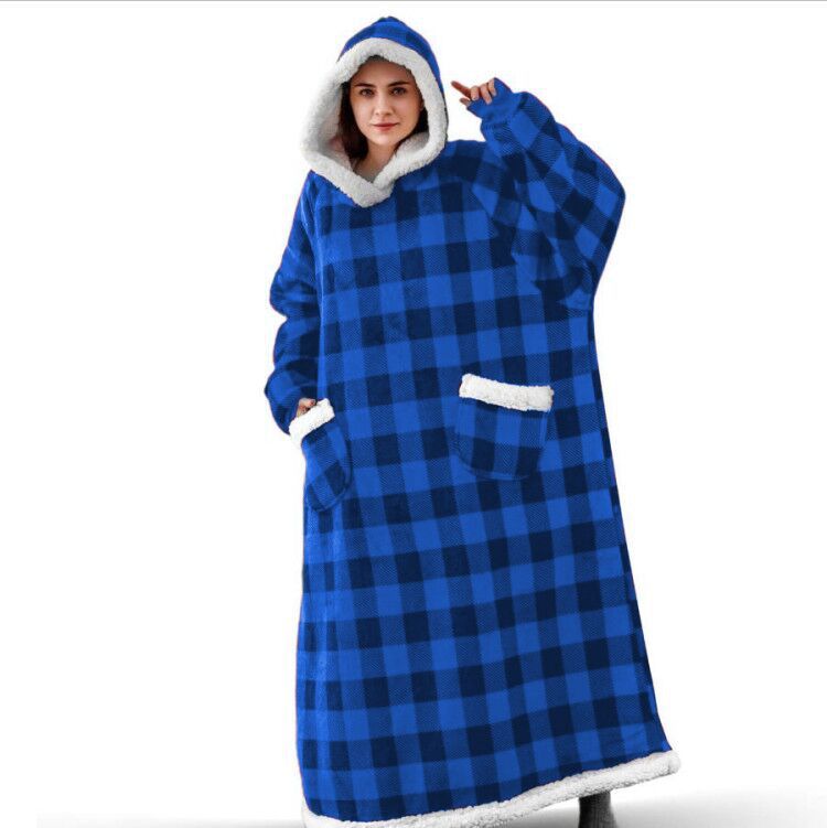 Blanket hooded pullover TV blanket pajamas sweater