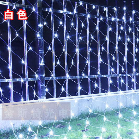 Fishing Net Light LED Outdoor Net Light Lantern Flashing Light String Light Starry Christmas Day Wedding Decoration Light