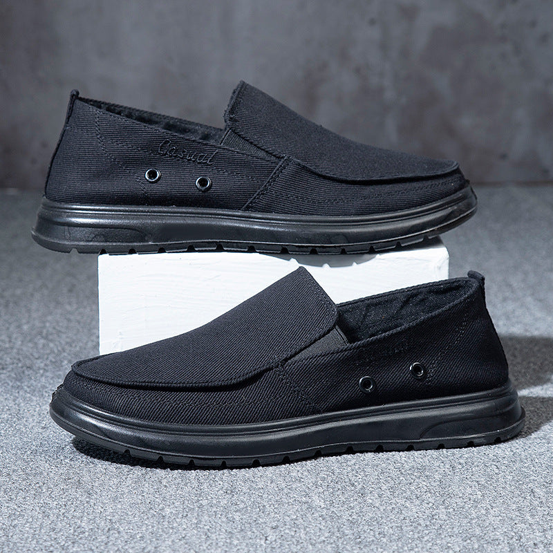 Men's Slip-On lightweight Soft Sole casual Canvas Shoes