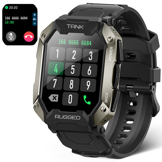 KOSPET TANK M1 PRO Smart Watch Bluetooth Call 5ATM IP69K Waterproof Watch