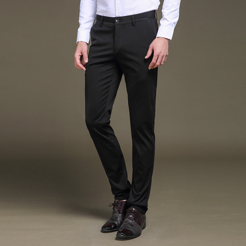 European and American men's casual pants, men's spring trousers, stretch loose business men's trousers