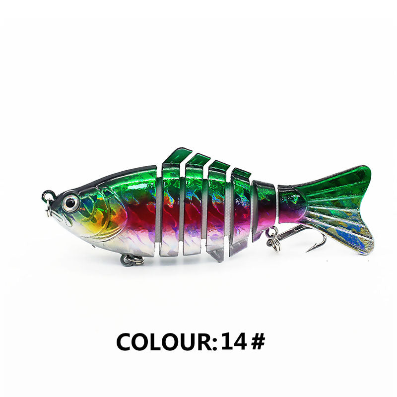 Luya Bait 10CM/15.7G Multi-section Fishing Bait Bionic Bait All Waters Fishing Bait Outdoor Fishing Supplies