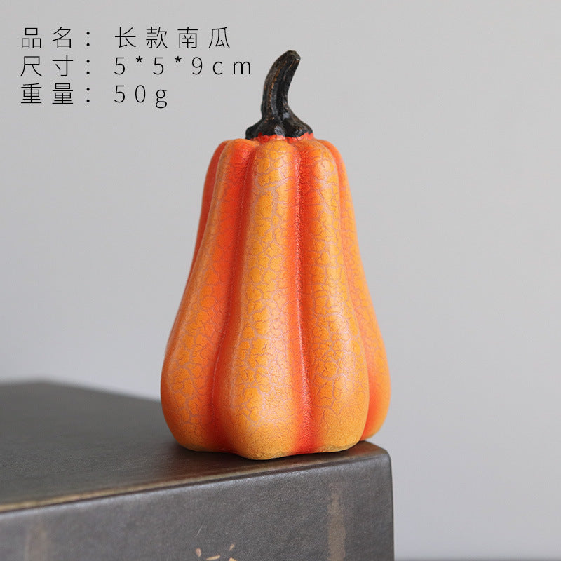 LED warm light atmosphere candle light resin decoration venue layout props Halloween simulation pumpkin lantern