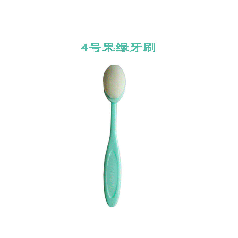 Jincheng stock 4 multicolor toothbrush makeup brush foundation makeup brush portable flexible makeup brush