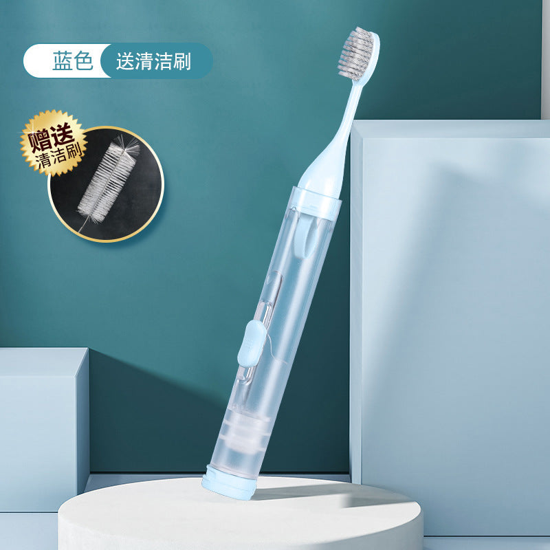 hayan Haiying Portable Toothbrush Toothpaste One Braces Soft Bristle Orthodontic Toothbrush Travel Toothbrush Folding Toothbrush