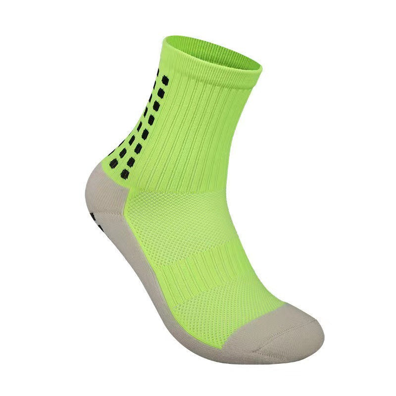 Professional basketball socks men's mid-tube silicone bottom non-slip training socks towel bottom breathable sweat-absorbing running socks football socks