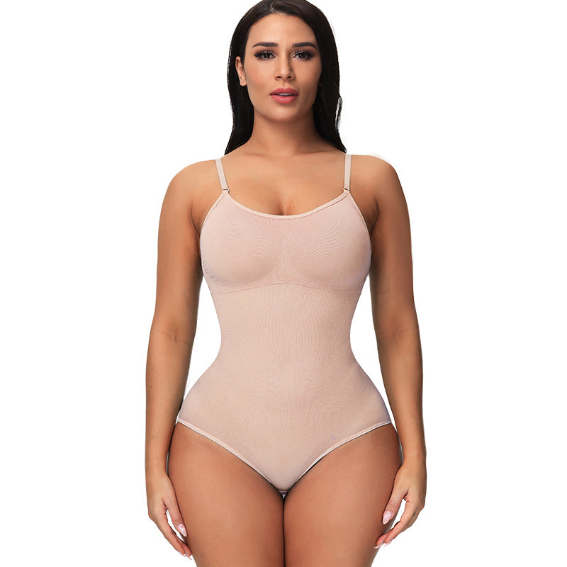 Seamless one-piece body sculpting clothes women's belly-lifting butt-lifting shaping underwear elastic slimming body corset