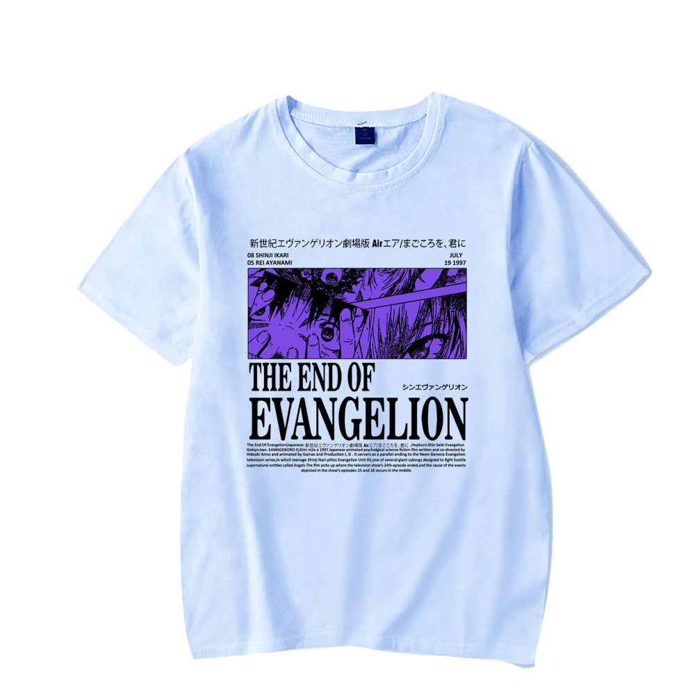 Evangelion Ayanami zero short-sleeved top men's and women's T-shirt