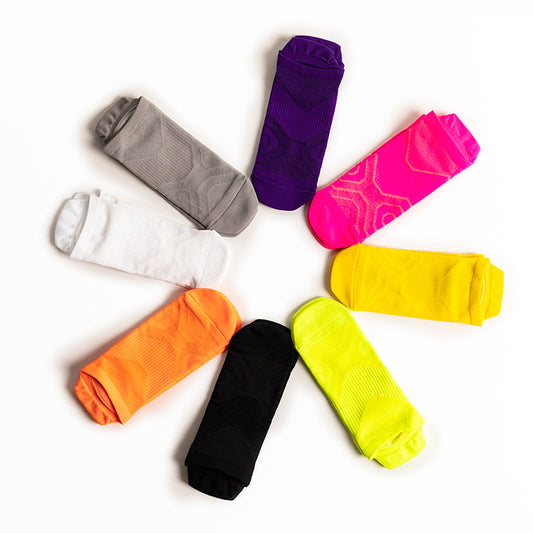 Socks men's sports socks men's running casual quick-drying socks men and women same style solid color socks