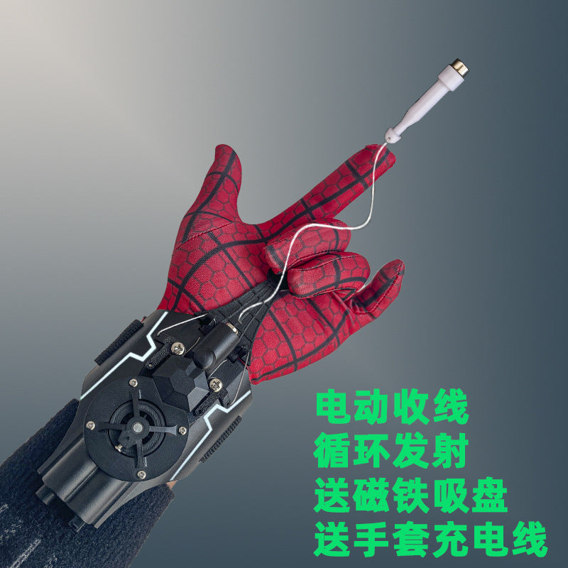 Spider-Man Launcher Spider Silk Launcher Genuine Spider Launcher Black Technology Extraordinary Boy Toy