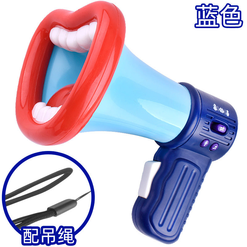 Douyin's new and strange decompression funny horn microphone creative voice changer children's funny recording spoof tricky toys