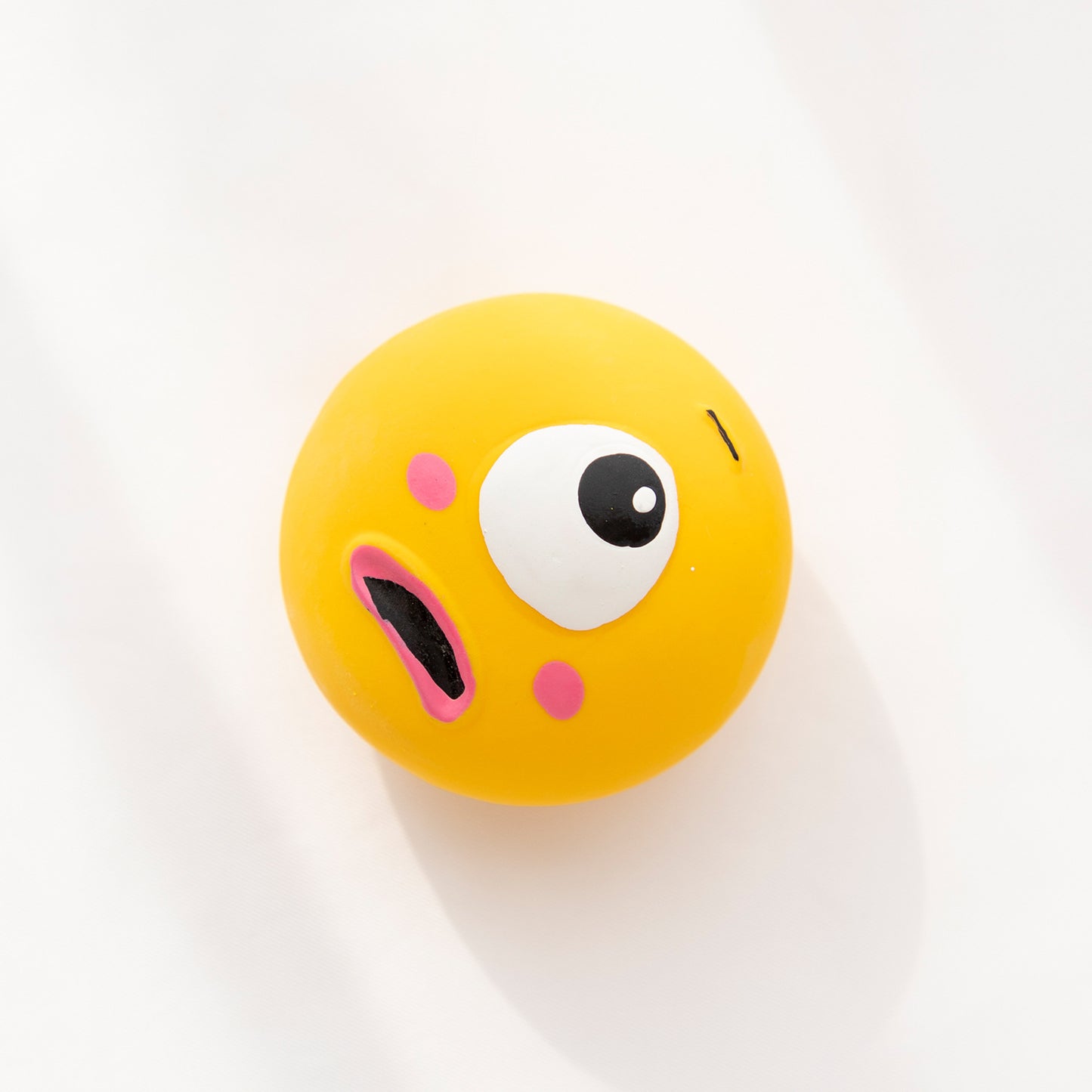 New cute cartoon big eyeball dog vocal gnawing toys environmental protection vinyl interactive pet toys