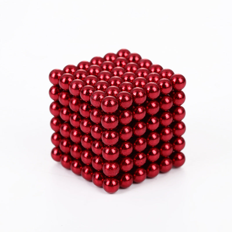 5mm216pcs Color Magnetic Ball Bucky Ball Magnetic Ball Magnetic Rubik's Cube Jigsaw Toy